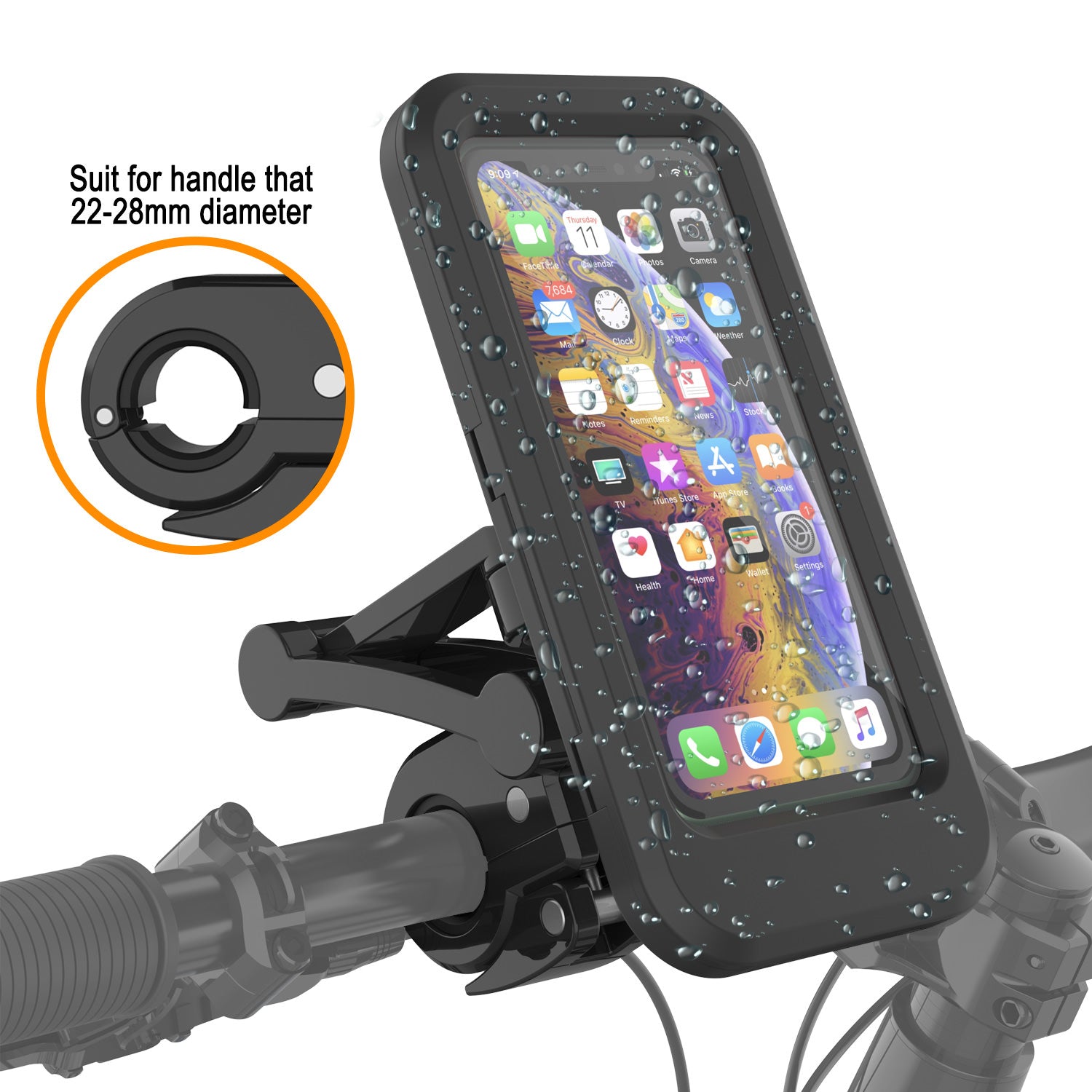 Waterproof Phone Mount for Bike  Universal Bike Phone Case – punkcase