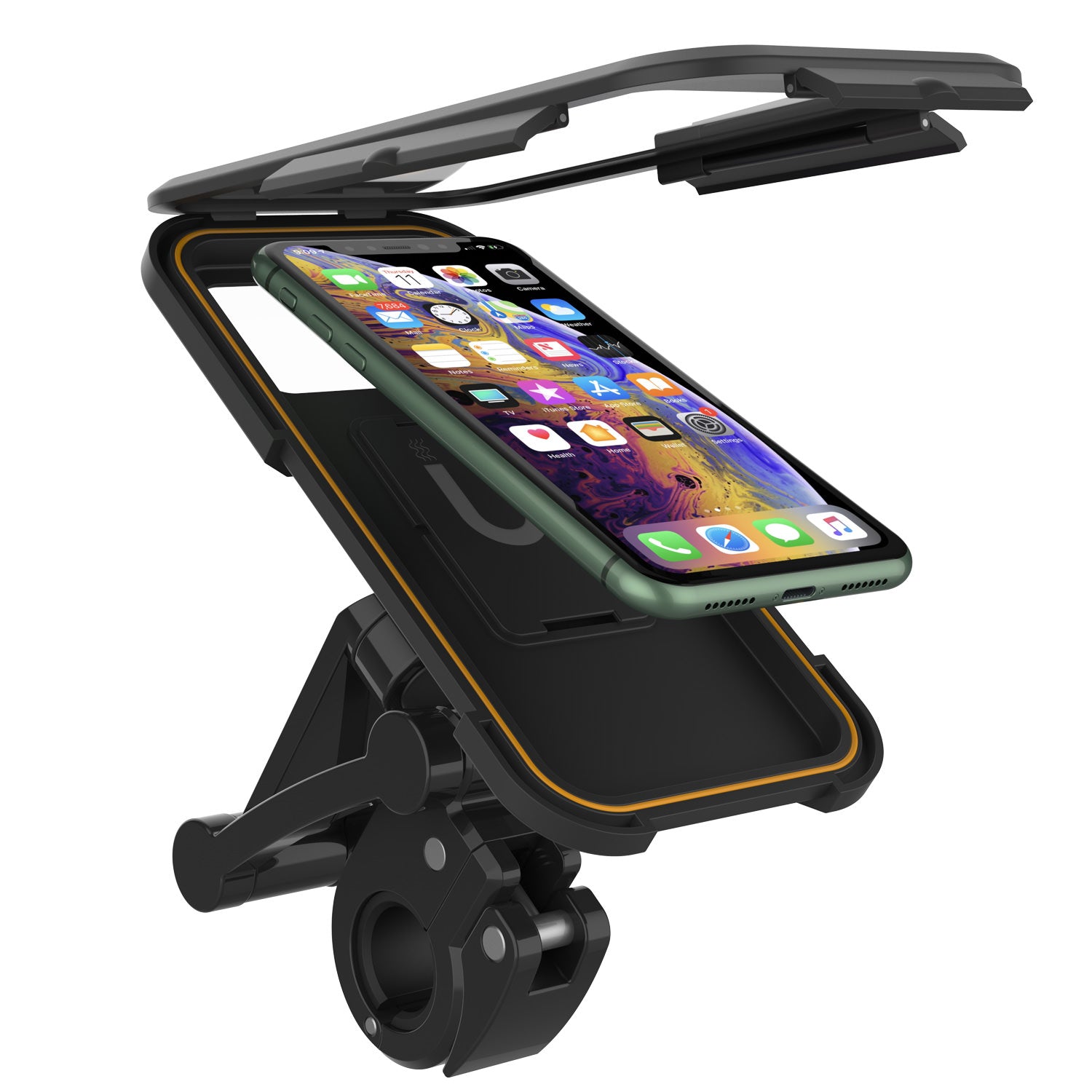 Punkcase Waterproof Bike Phone Case | Universal Handlebar Stand for Cellphones Up to 6.7