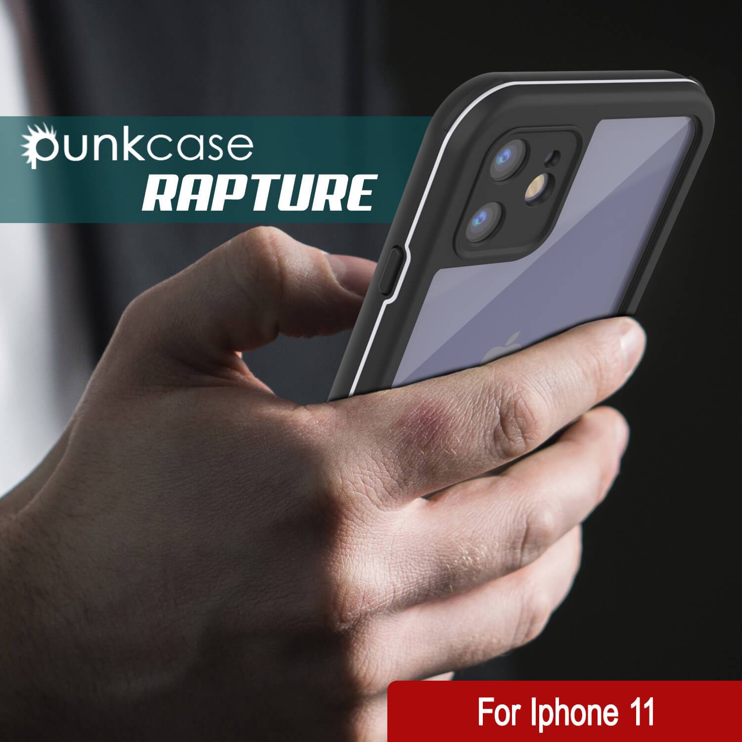 iPhone 8+ Plus Waterproof IP68 Case, Punkcase [white] [Rapture Series]  W/Built in Screen Protector