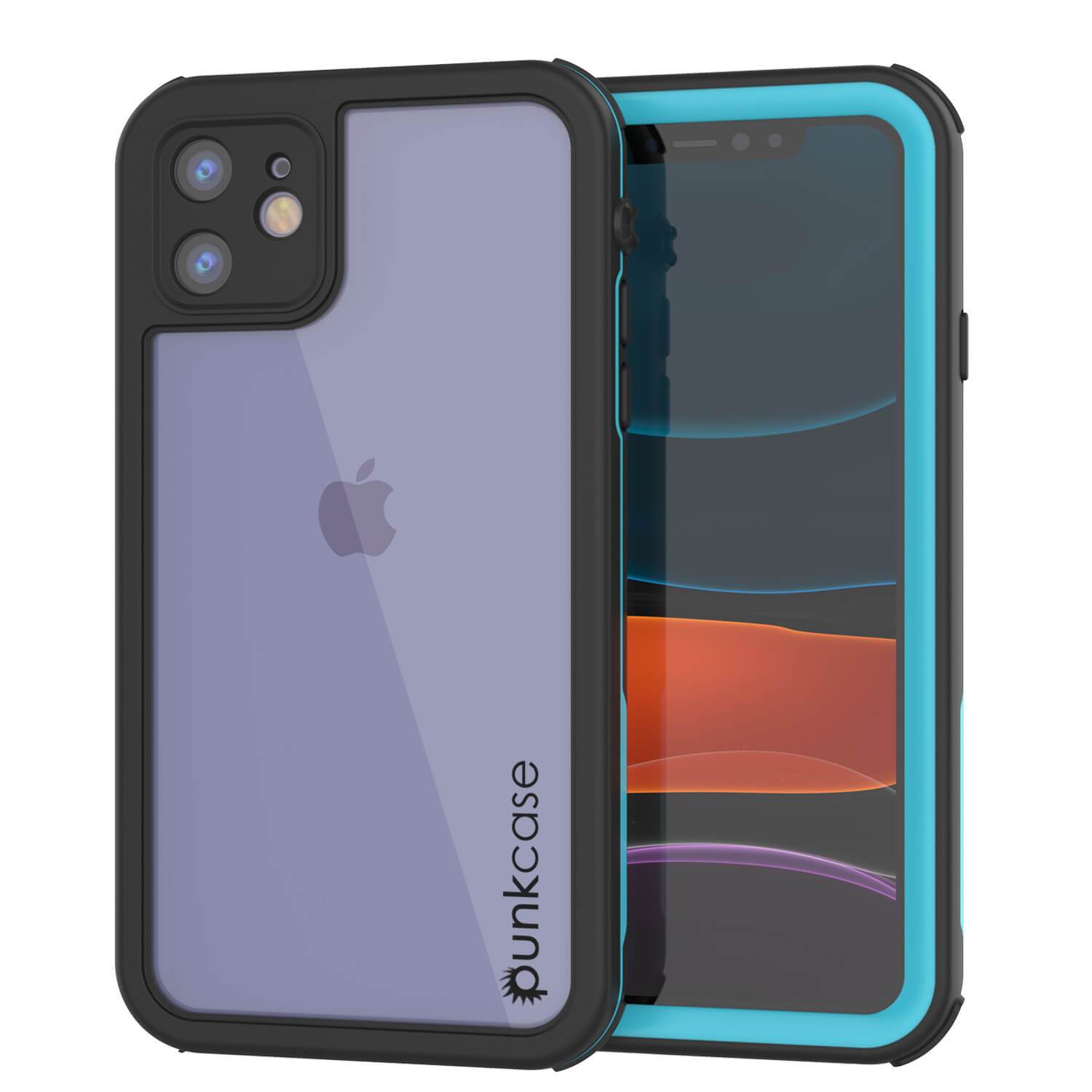iPhone 8+ Plus Waterproof IP68 Case, Punkcase [Blue] [Rapture Series]  W/Built in Screen Protector