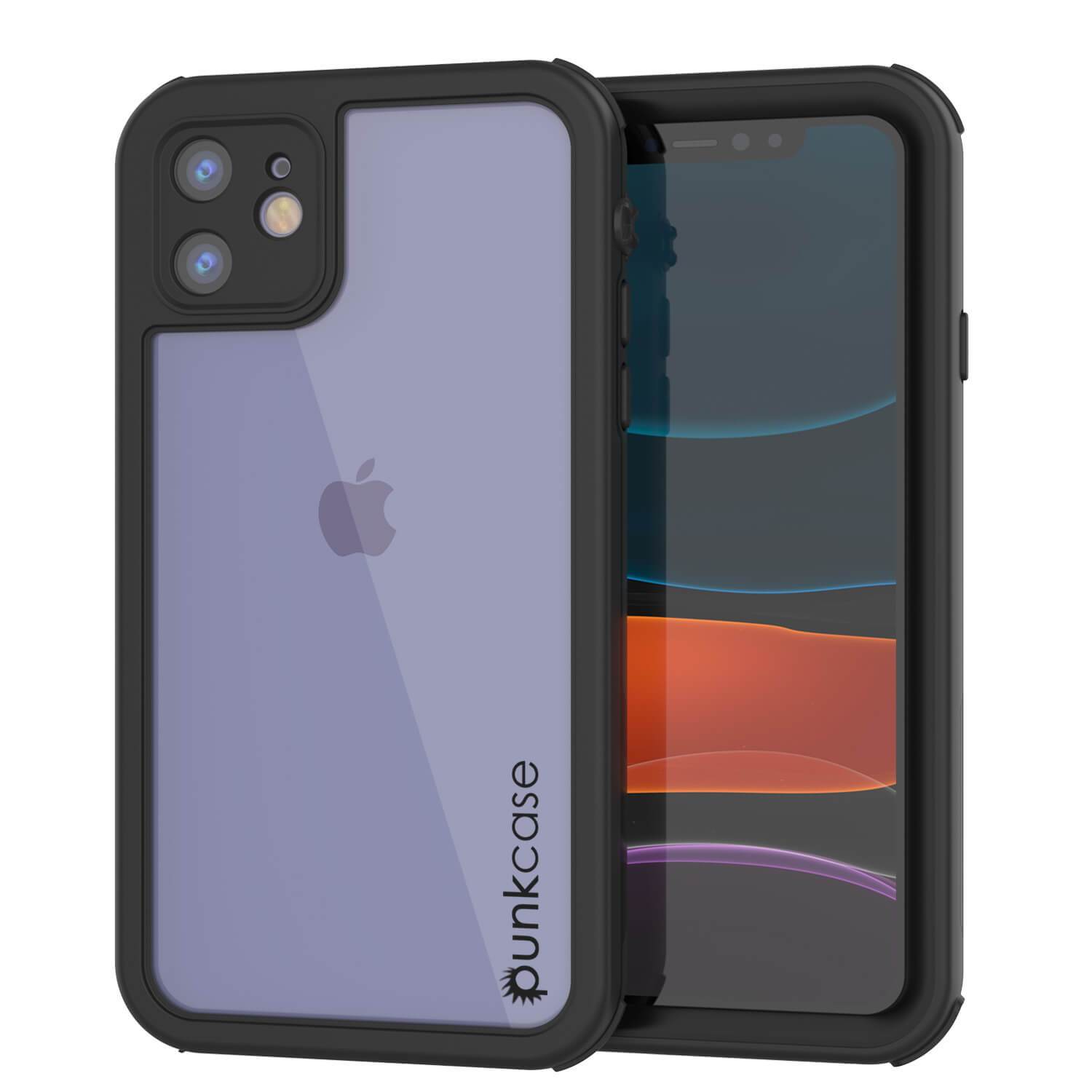 iPhone 8+ Plus Waterproof IP68 Case, Punkcase [Black] [Rapture Series]  W/Built in Screen Protector