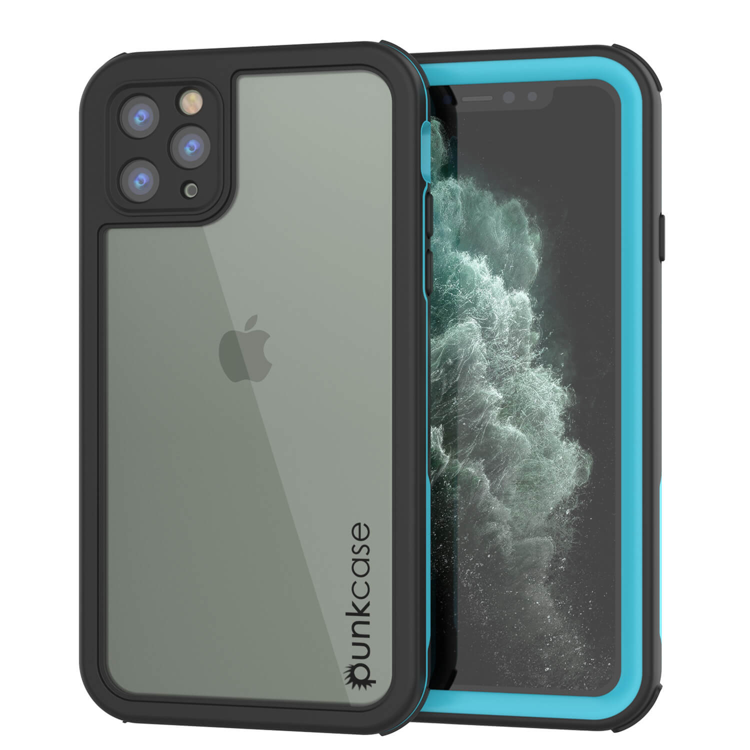 iPhone 11 Pro Waterproof IP68 Case, Punkcase [Blue] [Rapture Series]  W/Built in Screen Protector