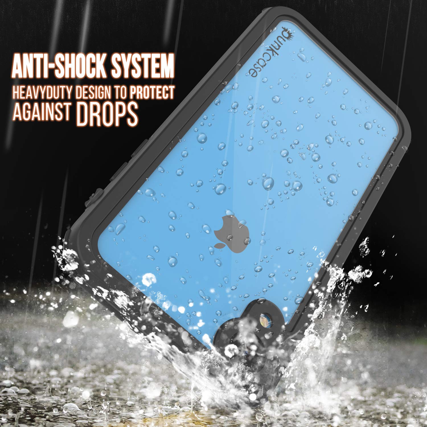 iPhone XR Waterproof IP68 Case, Punkcase [teal] [Rapture Series]  W/Built in Screen Protector