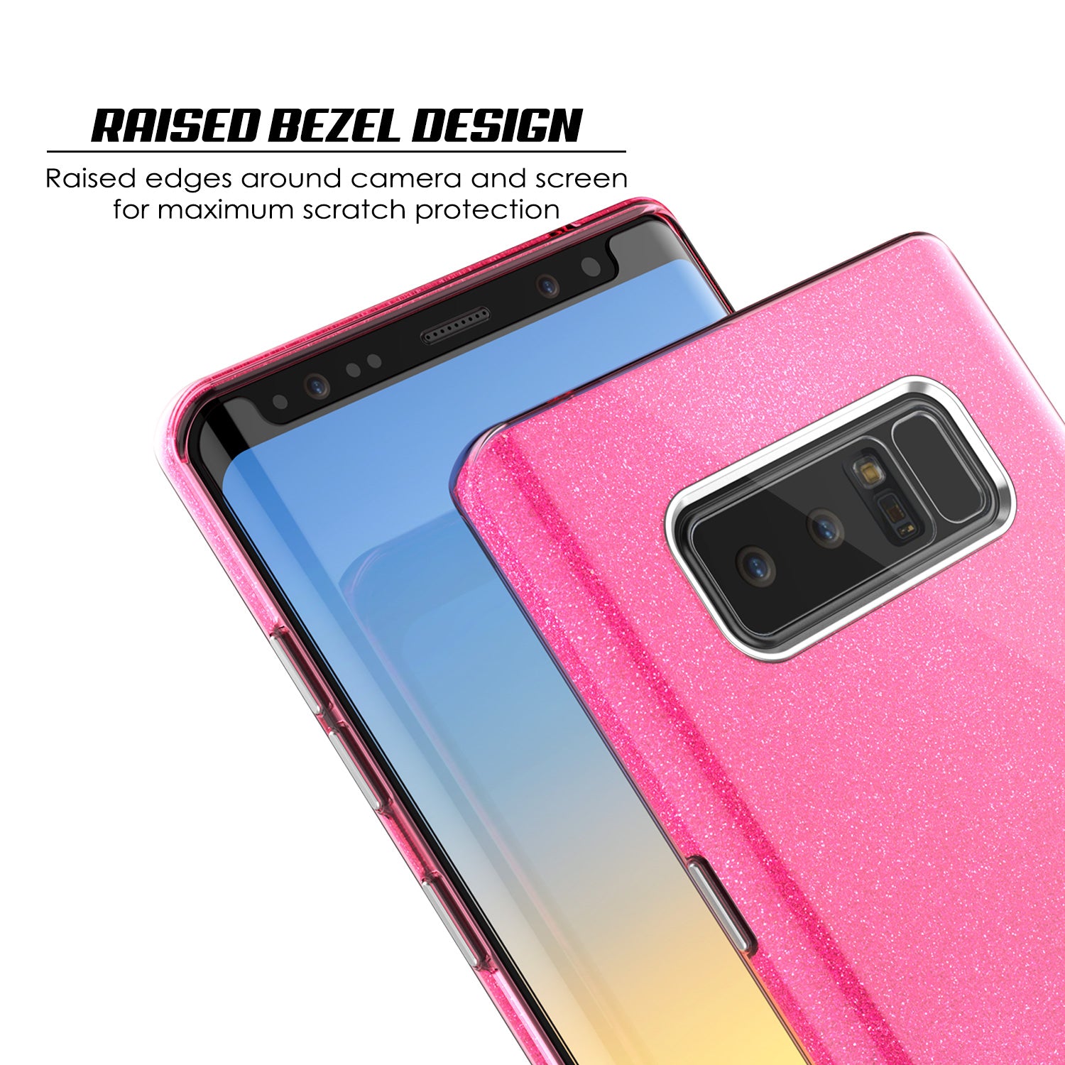 Galaxy Note 8  Punkcase Galactic 2.0 Series Ultra Slim Case [Pink]