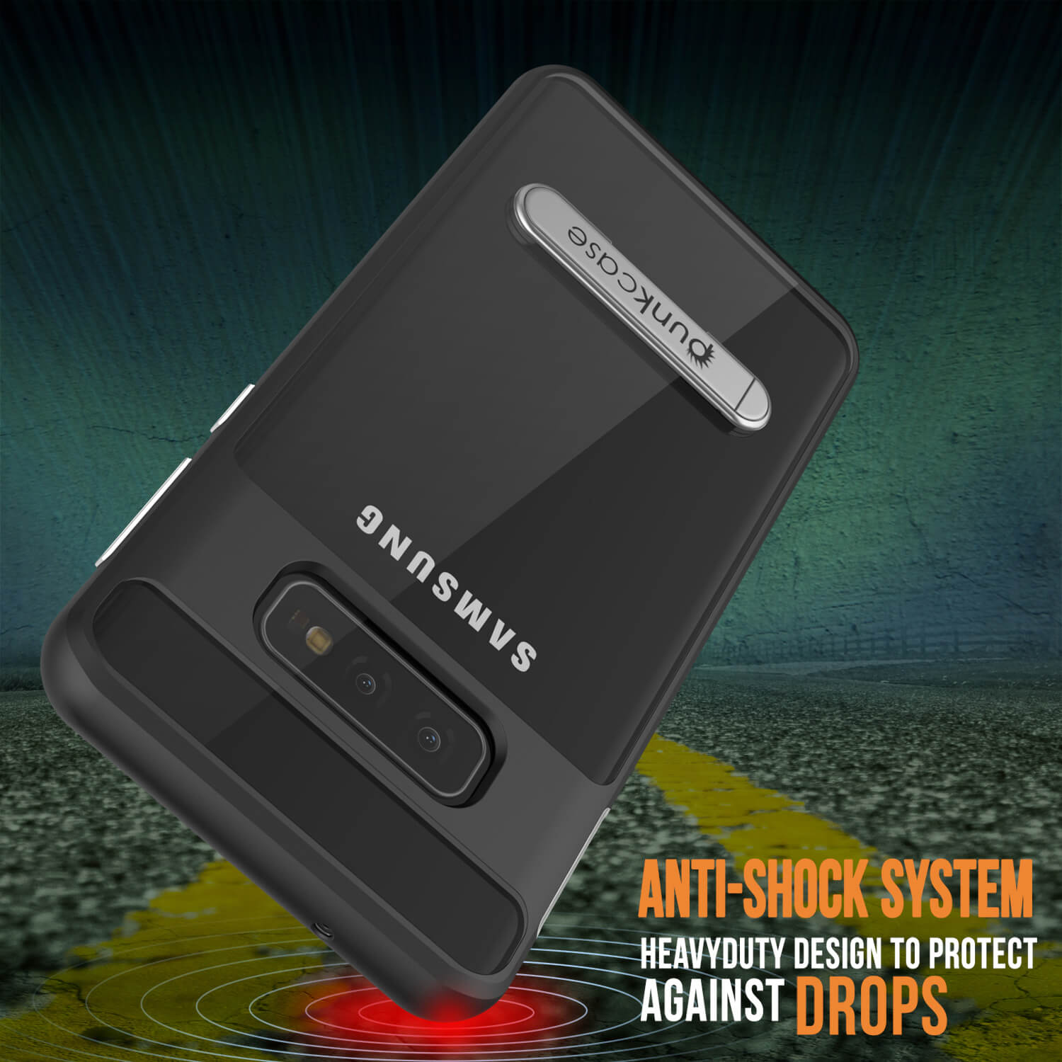 Galaxy S10e Case, PUNKcase [LUCID 3.0 Series] [Slim Fit] [Clear Back] Armor Cover w/ Integrated Screen Protector