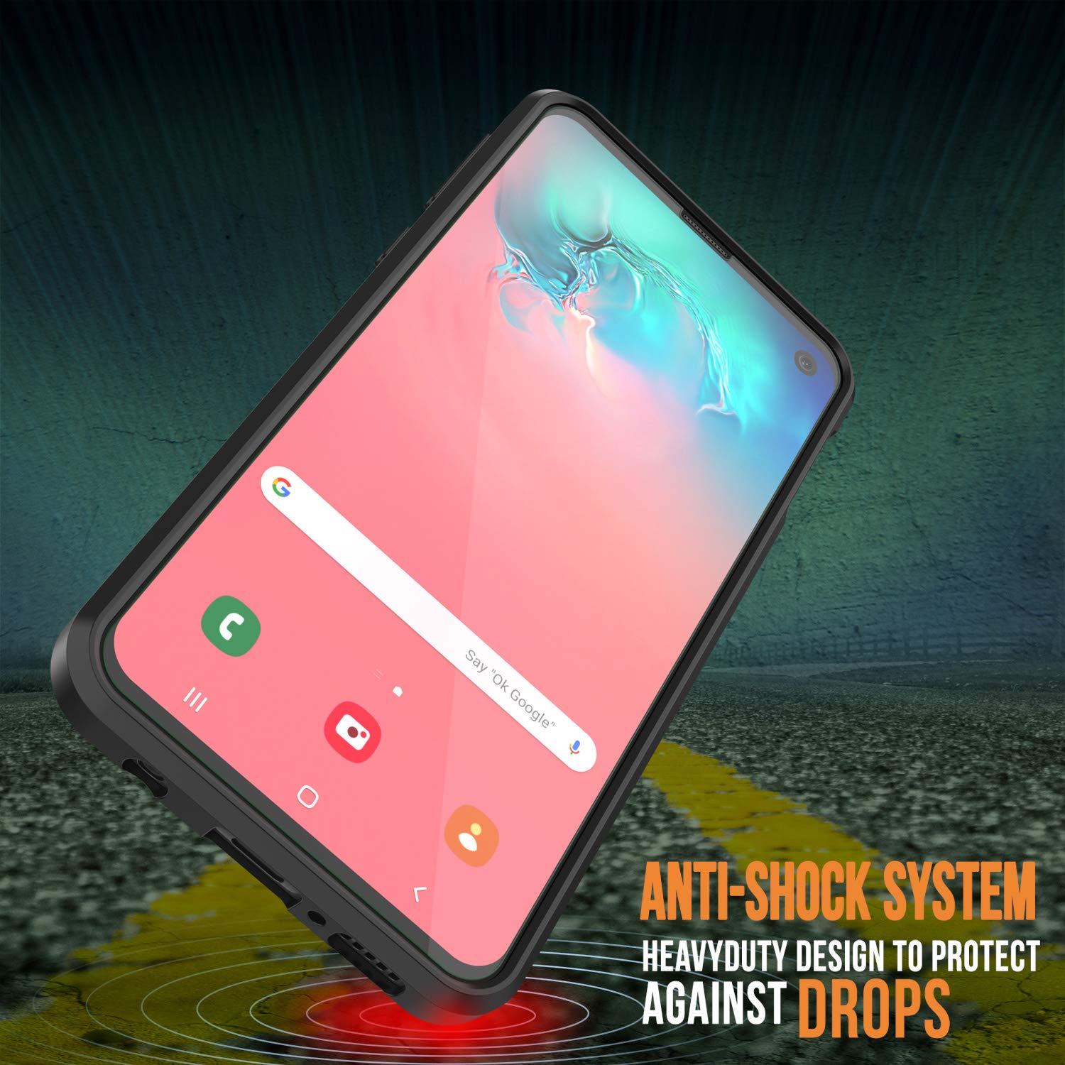 S10e Case Punkcase® LUCID 2.0 Black Series w/ PUNK SHIELD Screen Protector | Ultra Fit