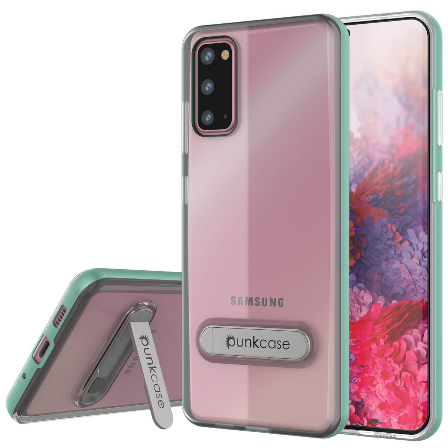 Galaxy S20 Case, PUNKcase [LUCID 3.0 Series] [Slim Fit] Armor Cover w/ Integrated Screen Protector [Teal]