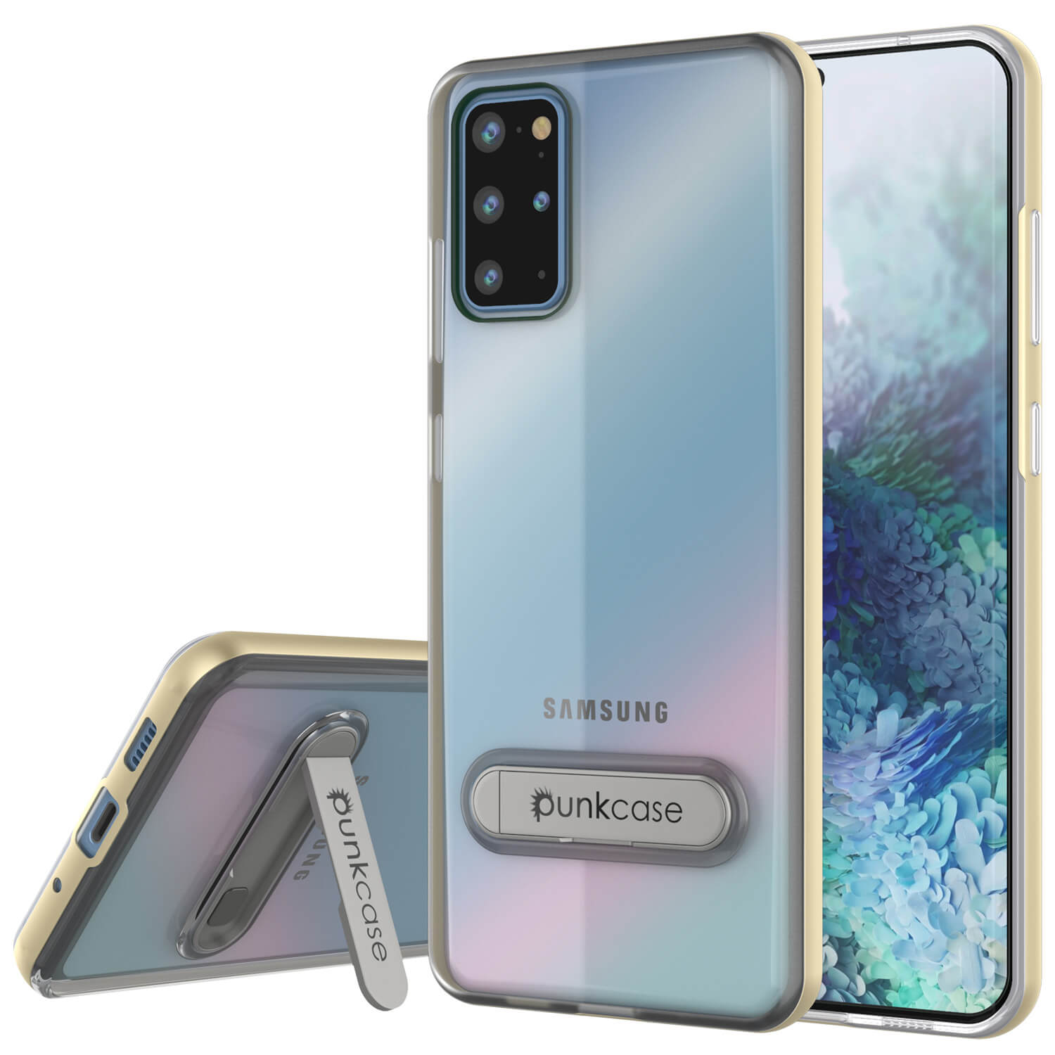 Galaxy S20+ Plus Case, PUNKcase [LUCID 3.0 Series] [Slim Fit] Armor Cover w/ Integrated Screen Protector [Gold]