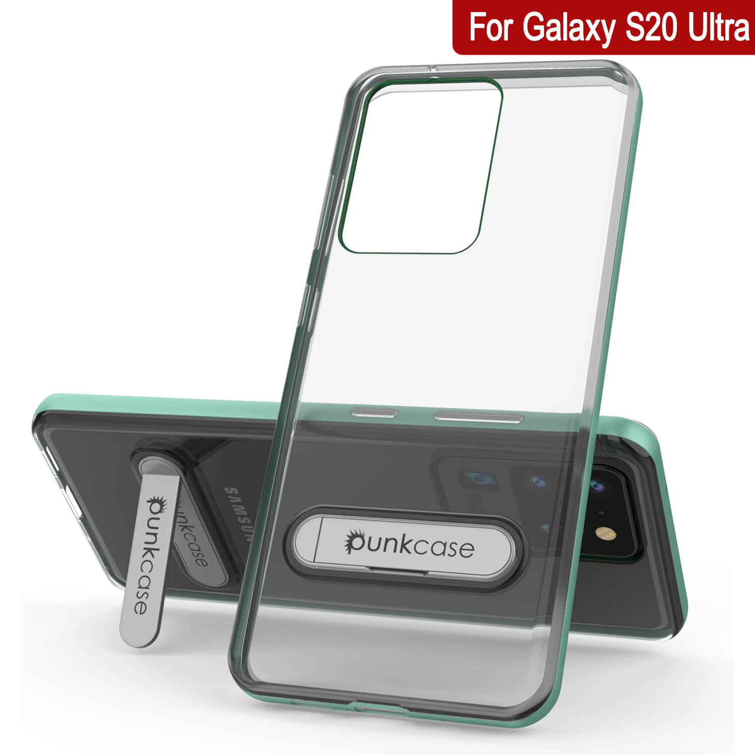 Galaxy S20 Ultra Case, PUNKcase [LUCID 3.0 Series] [Slim Fit] Armor Cover w/ Integrated Screen Protector [Teal]