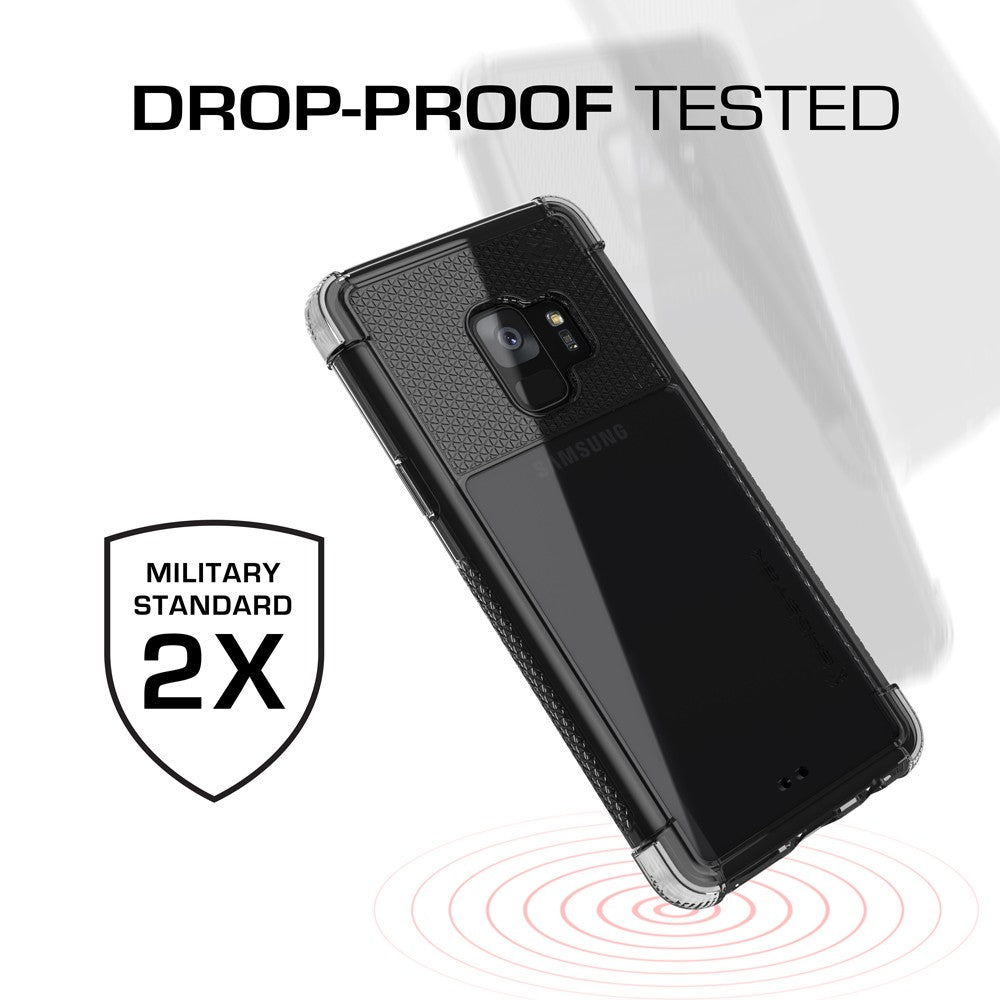 Galaxy S9 Clear Protective Case | Covert 2 Series [White]