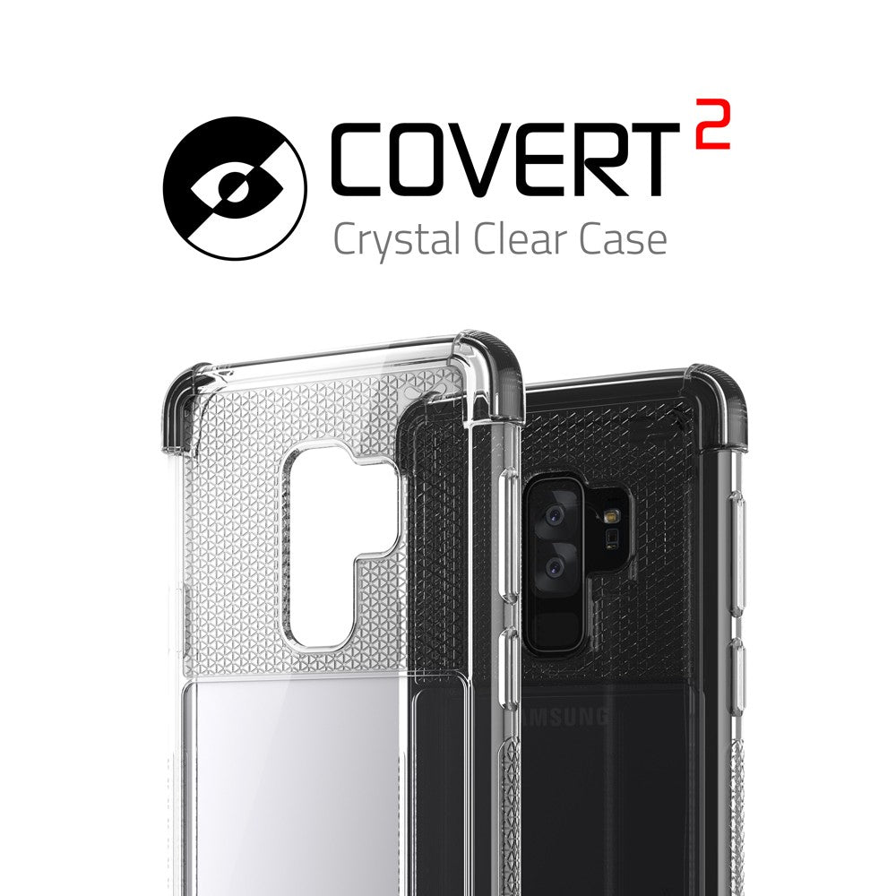 Galaxy S9+ Plus Case | Covert 2 Series | [Black]