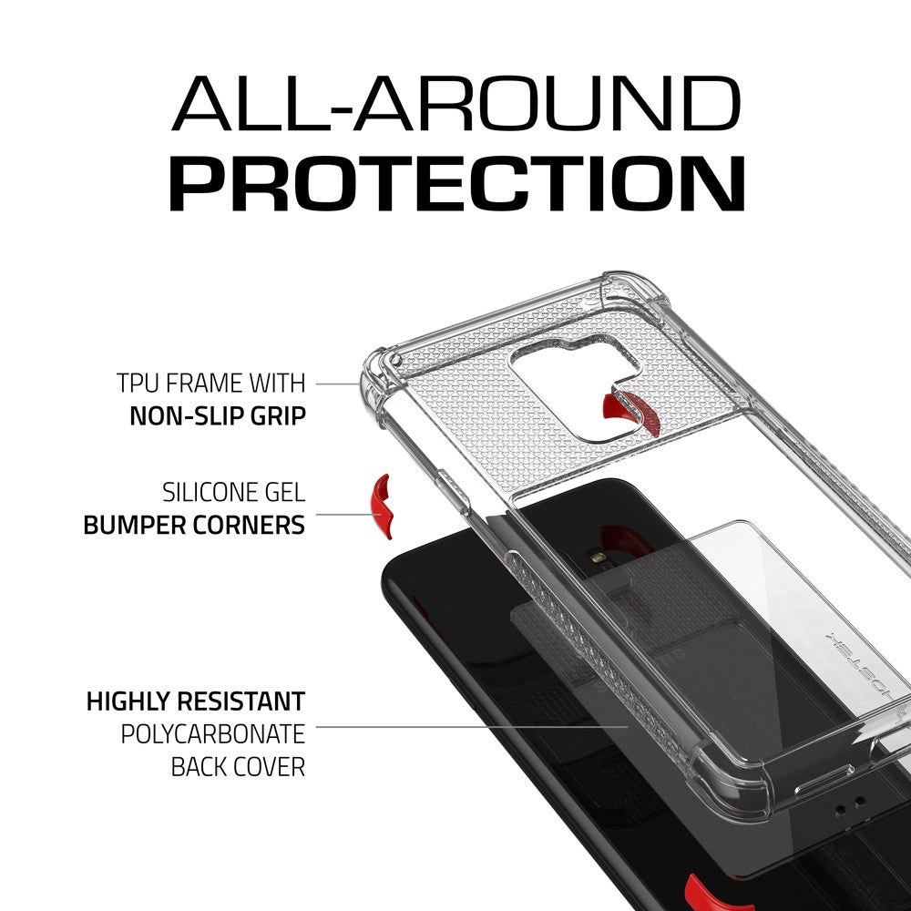 Galaxy S9+ Plus Case | Covert 2 Series | [Red]