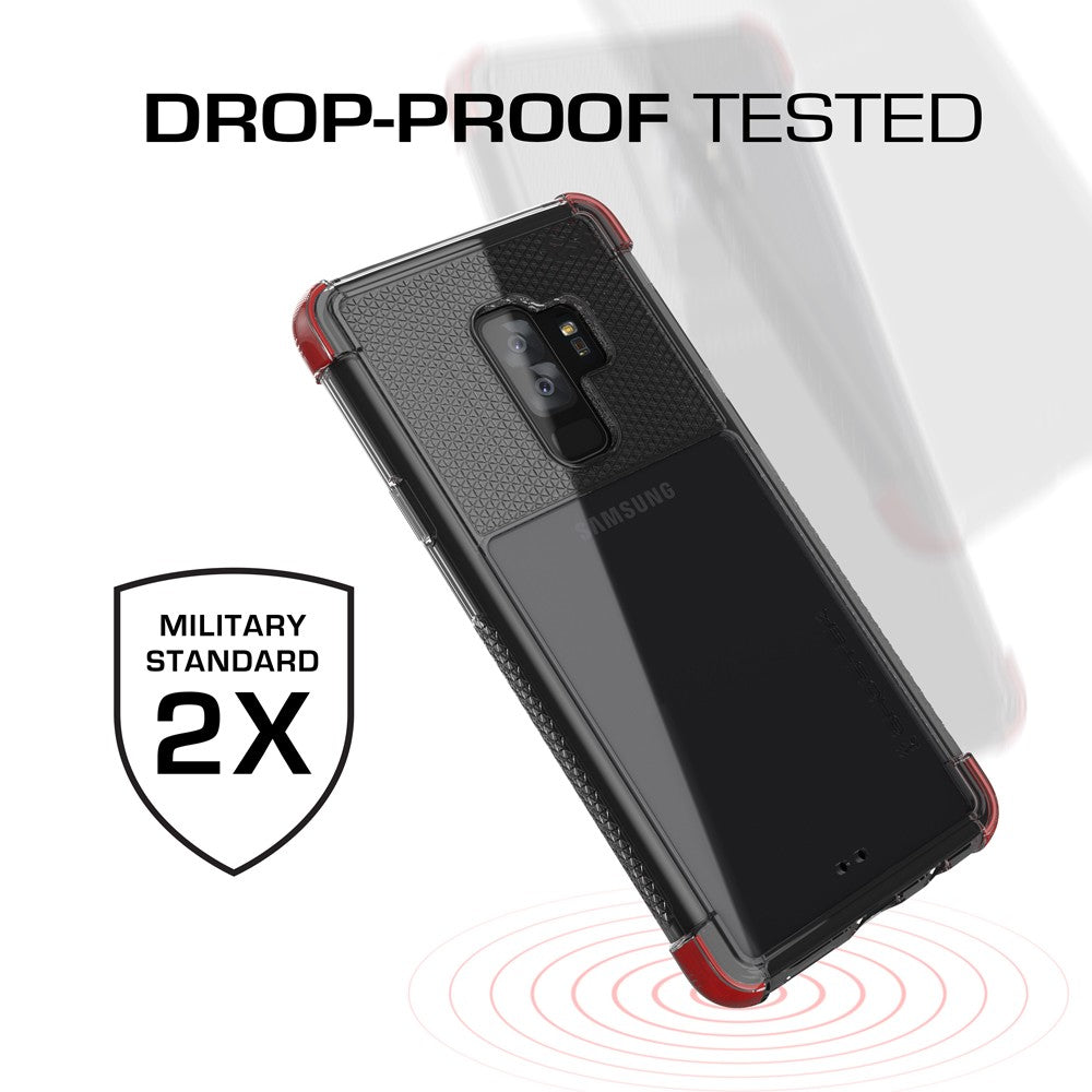 Galaxy S9+ Plus Case | Covert 2 Series | [Red]