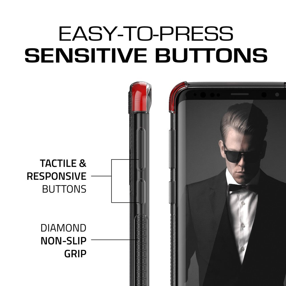 Galaxy S9+ Plus Case | Covert 2 Series | [Red]