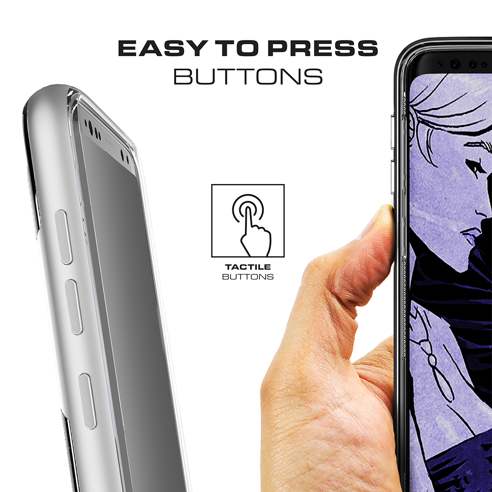 Galaxy S9+ Plus Clear Protective Case | Cloak 3 Series [Pink]