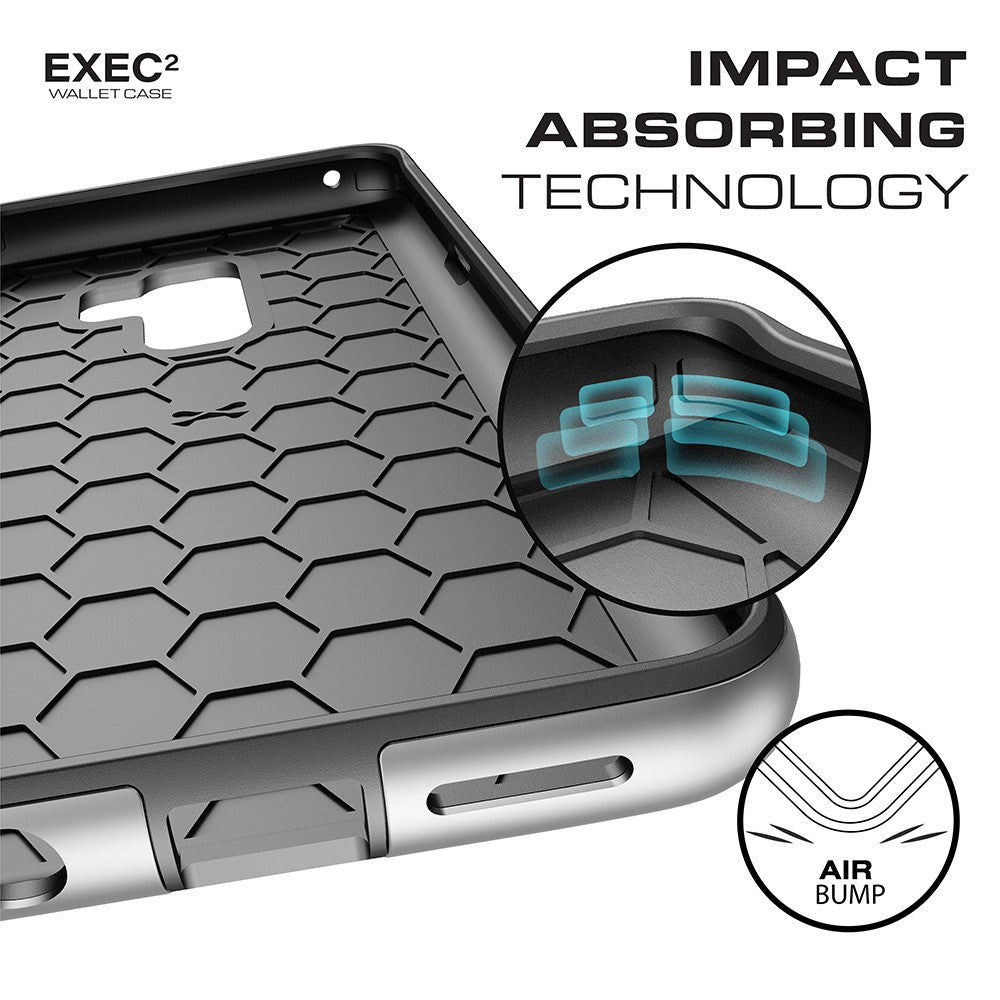 Galaxy S9+ Protective Wallet Case | Exec 2 Series [Black]