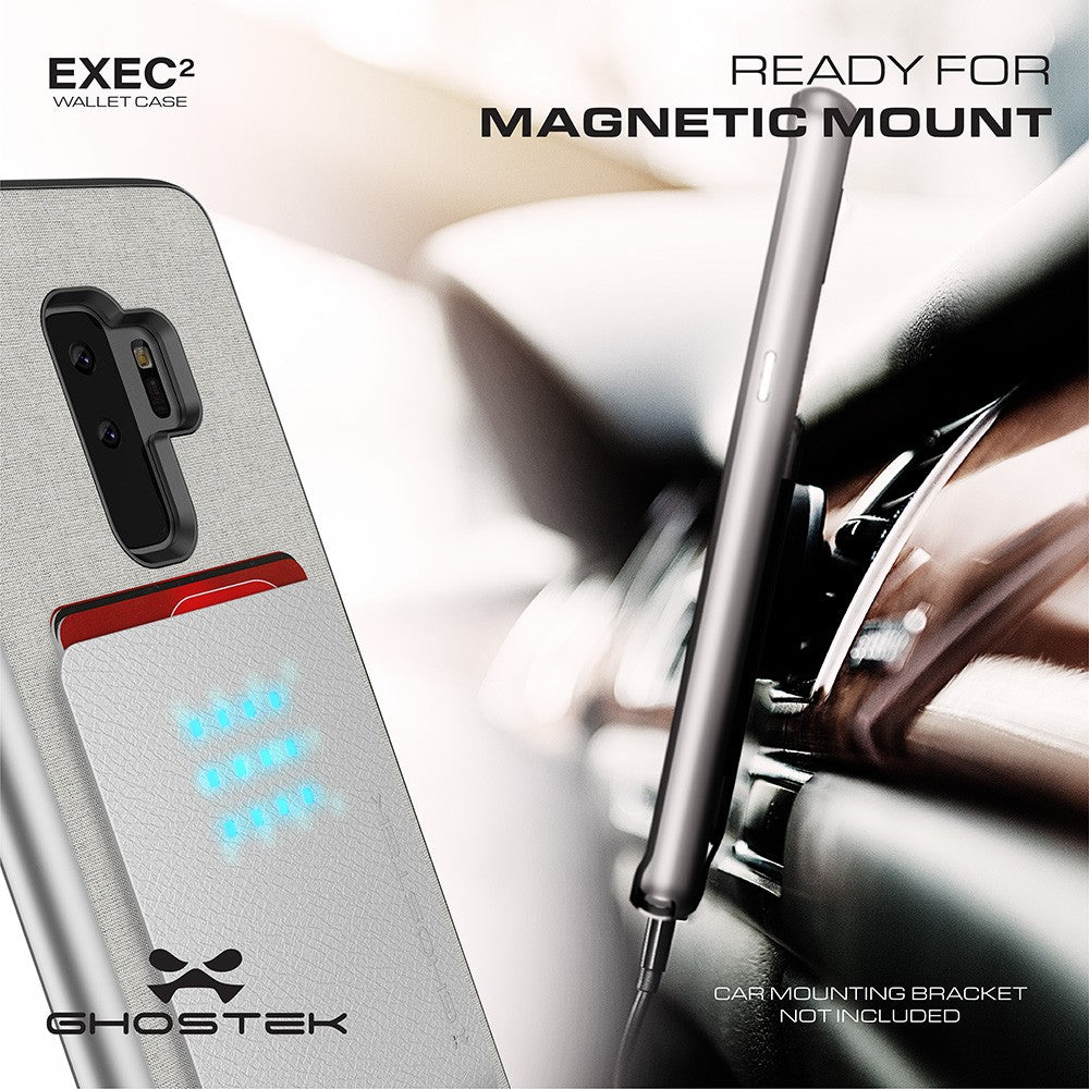 Galaxy S9+ Protective Wallet Case | Exec 2 Series [Red]