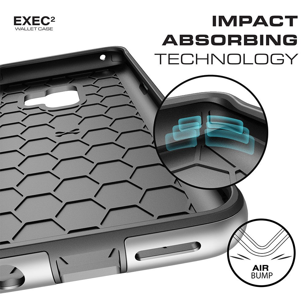 Galaxy S9 Protective Wallet Case | Exec 2 Series [Black]