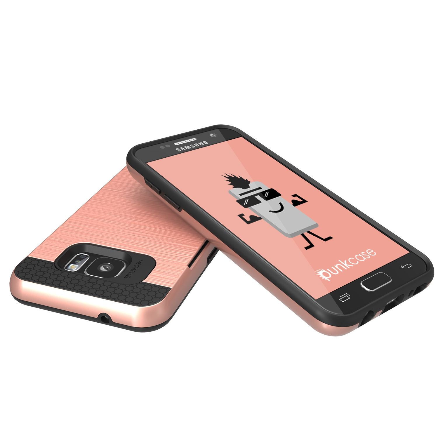 Galaxy s7 EDGE Case PunkCase SLOT Rose Series Slim Armor Soft Cover Case